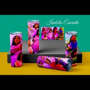 Isabella Encanto 20oz Metal tumbler with magslider lid and straw